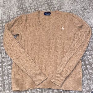 Tan sweater Ralph Lauren